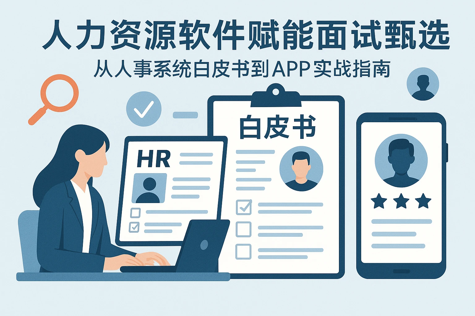 人力资源软件赋能面试甄选：从人事系统白皮书到APP实战指南