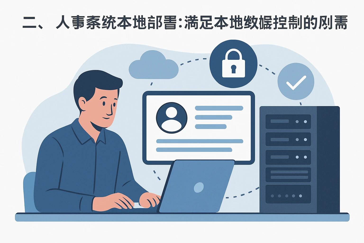 二、人事系统本地部署：满足本地数据控制的刚需