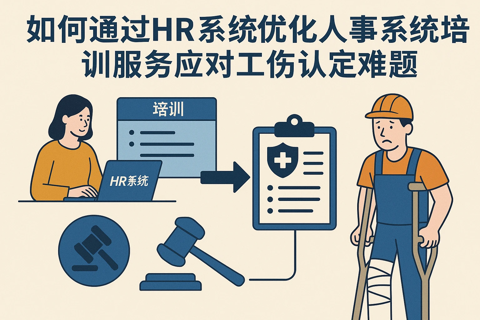 如何通过HR系统优化人事系统培训服务应对工伤认定难题