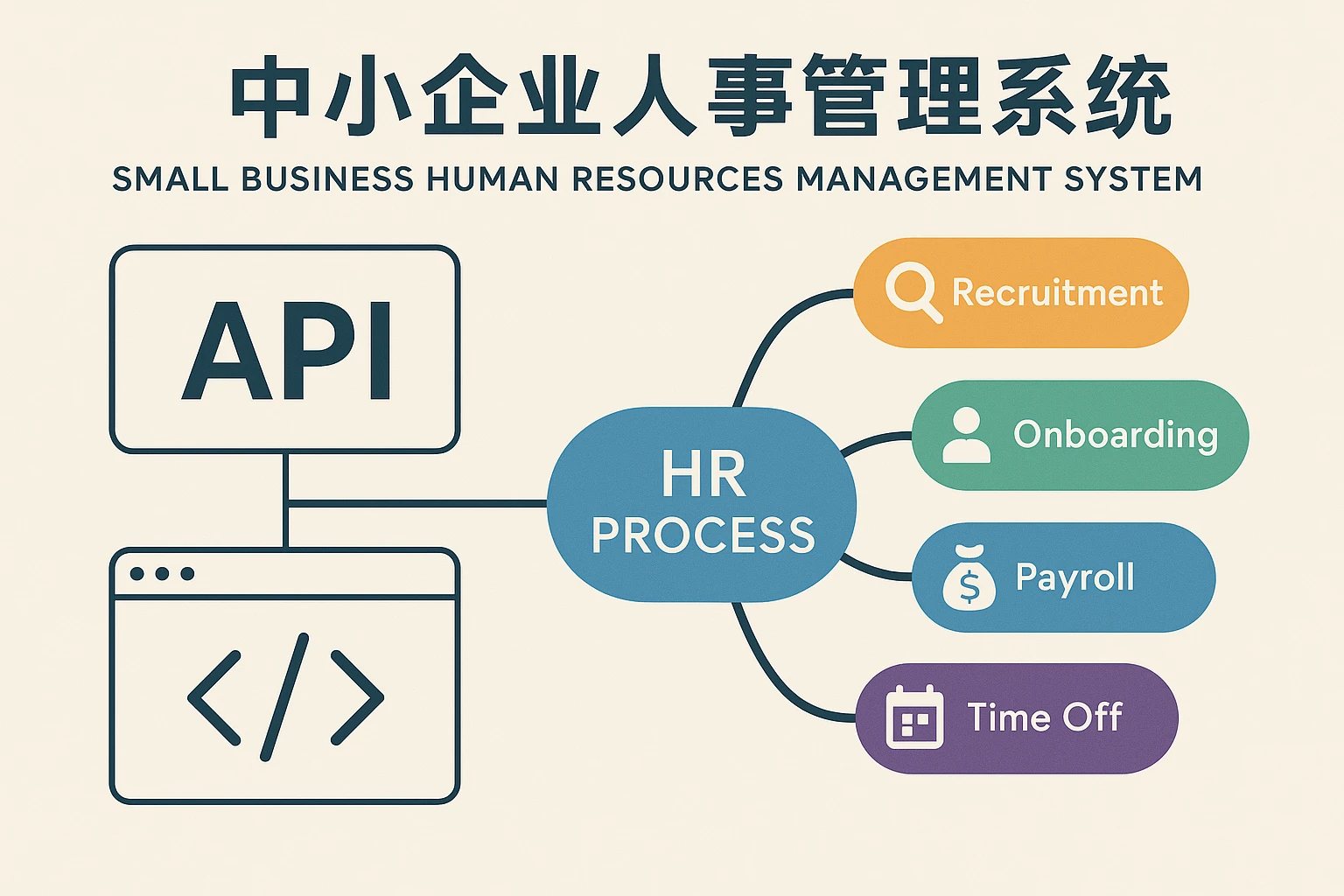 中小企业人事管理系统：用API接口与思维导图重构高效人力流程