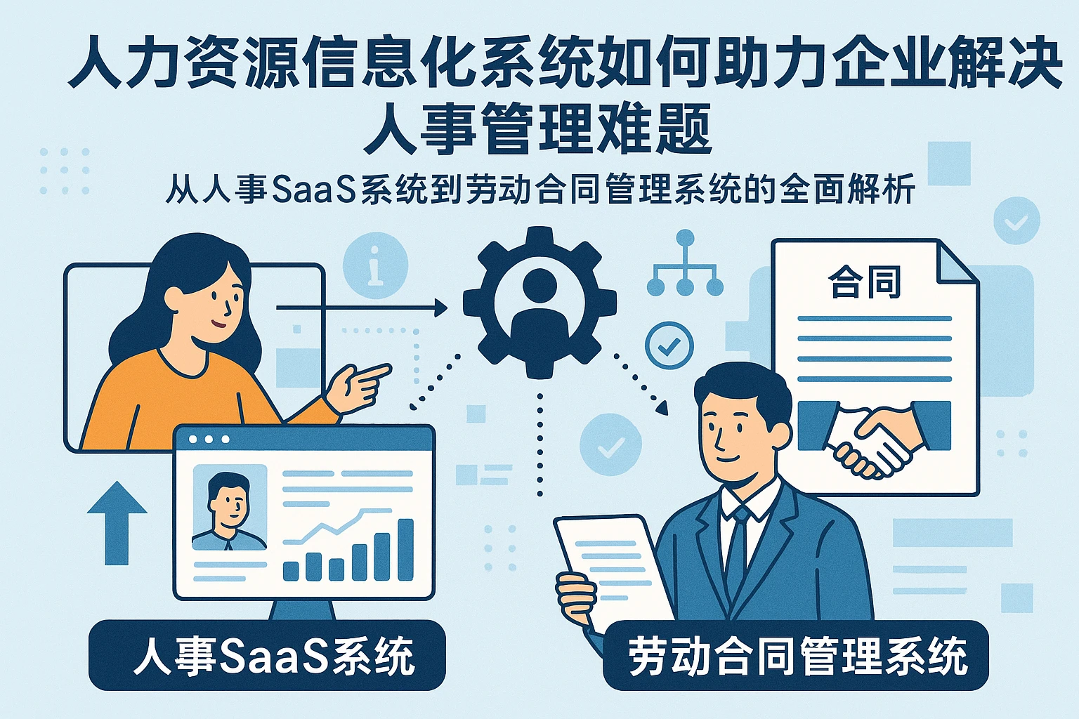 人力资源信息化系统如何助力企业解决人事管理难题：从人事SaaS系统到劳动合同管理系统的全面解析