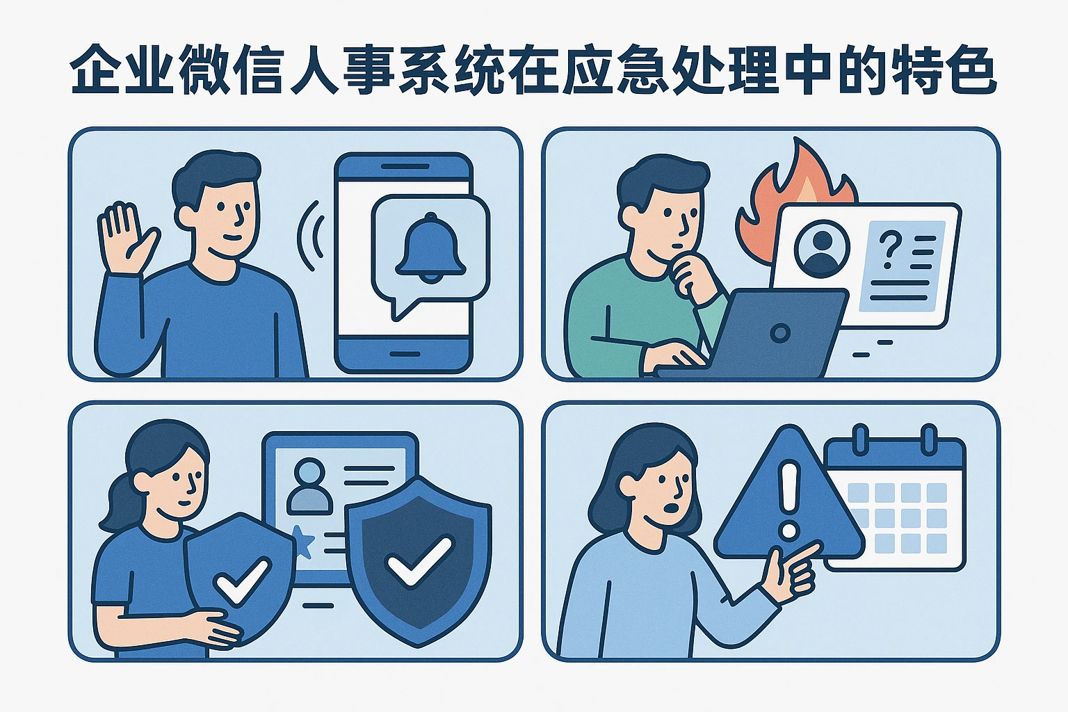 企业微信人事系统在应急处理中的特色功能