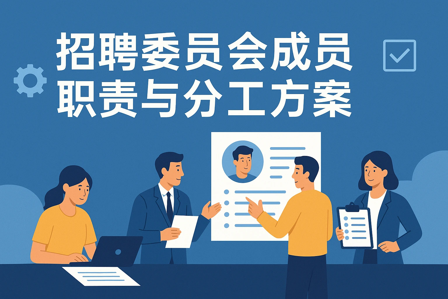 招聘委员会成员职责与分工方案