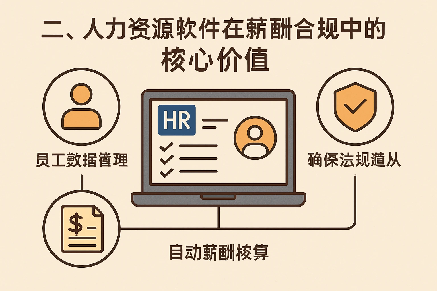 二、人力资源软件在薪酬合规中的核心价值
