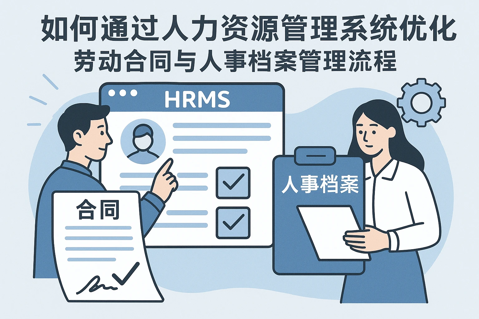 如何通过人力资源管理系统优化劳动合同与人事档案管理流程