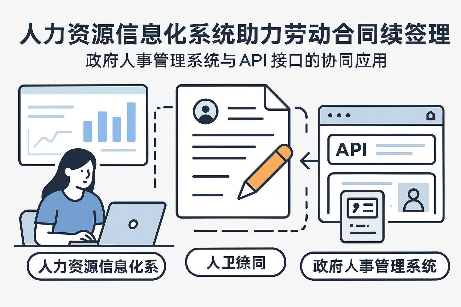 人力资源信息化系统助力劳动合同续签管理：政府人事管理系统与API接口的协同应用