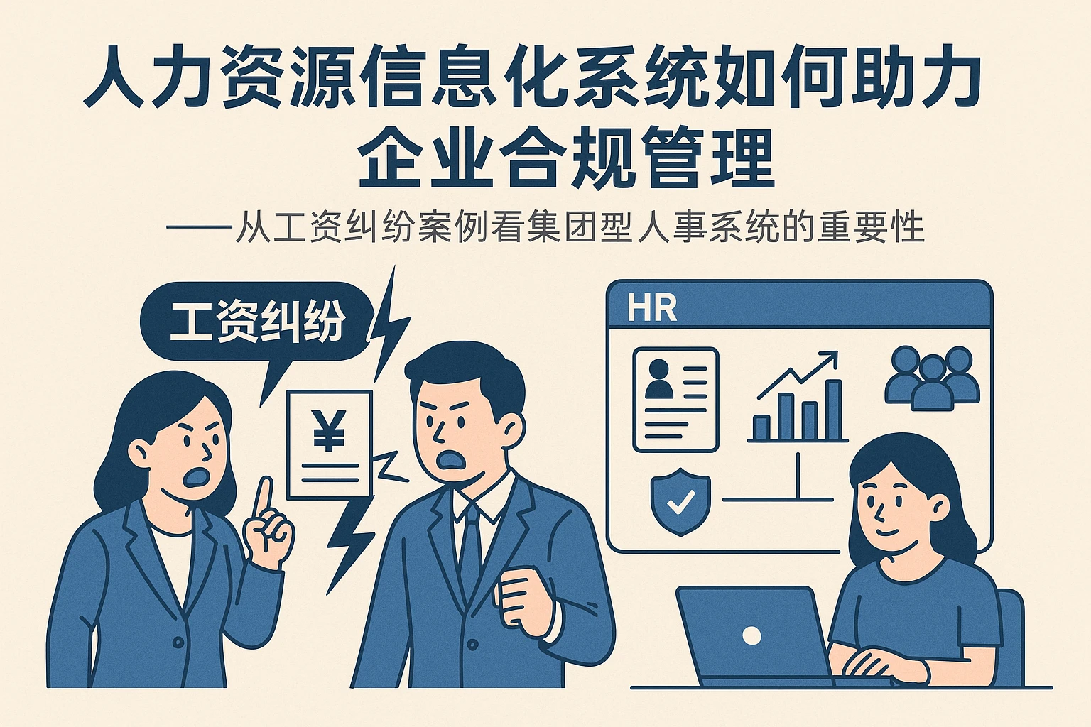 人力资源信息化系统如何助力企业合规管理——从工资纠纷案例看集团型人事系统的重要性