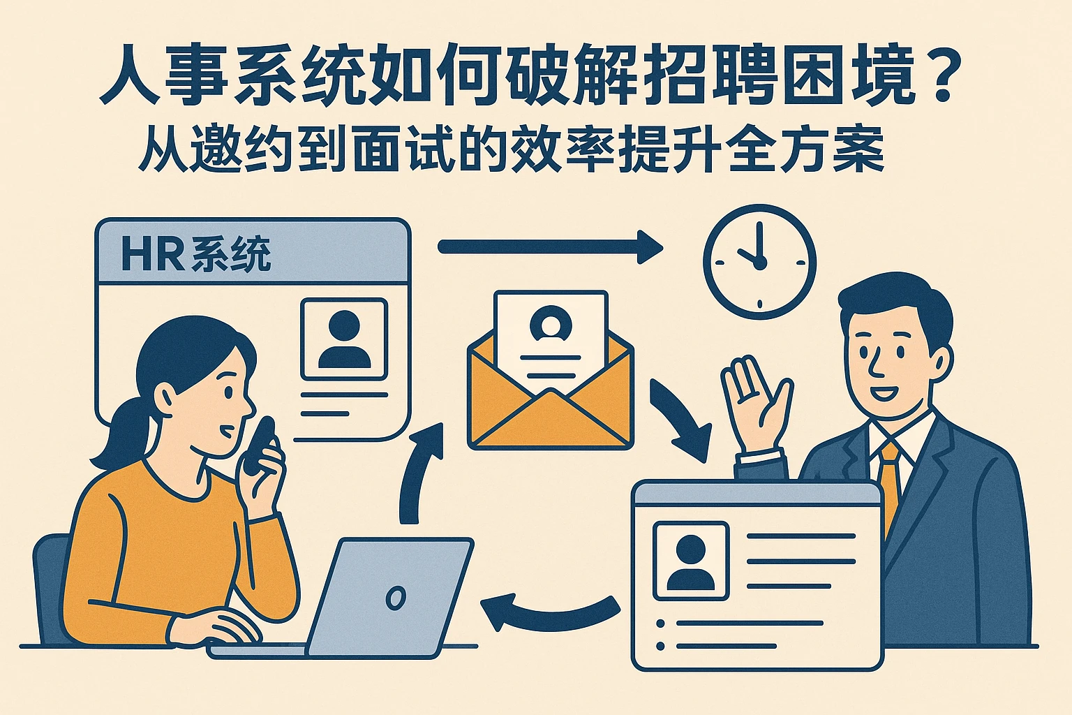 人事系统如何破解招聘困境？从邀约到面试的效率提升全方案