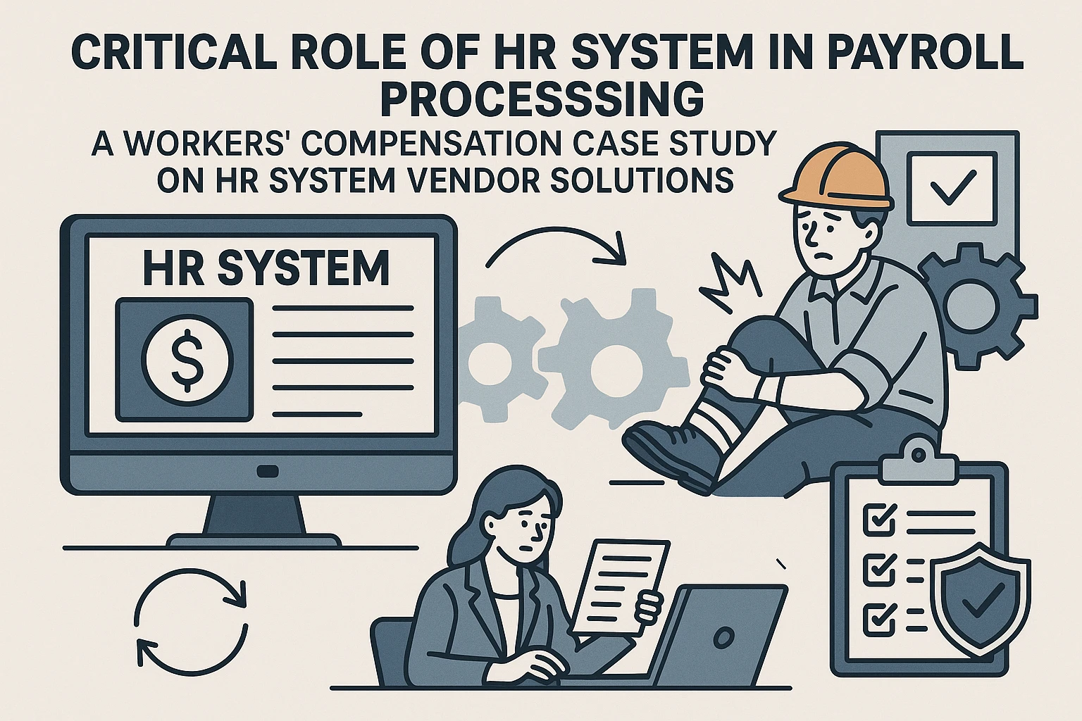 人力资源系统在薪资核算中的关键作用:从工伤案例看人事系统厂商解决方案