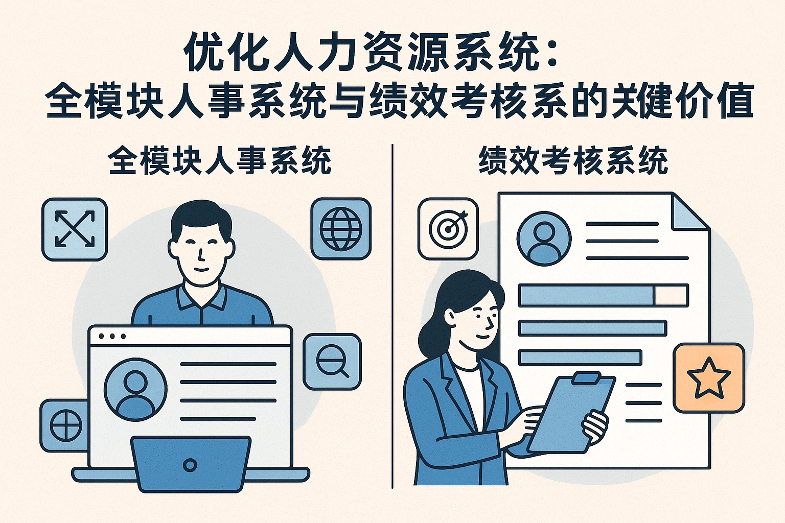 优化人力资源系统:全模块人事系统与绩效考核系统的关键价值