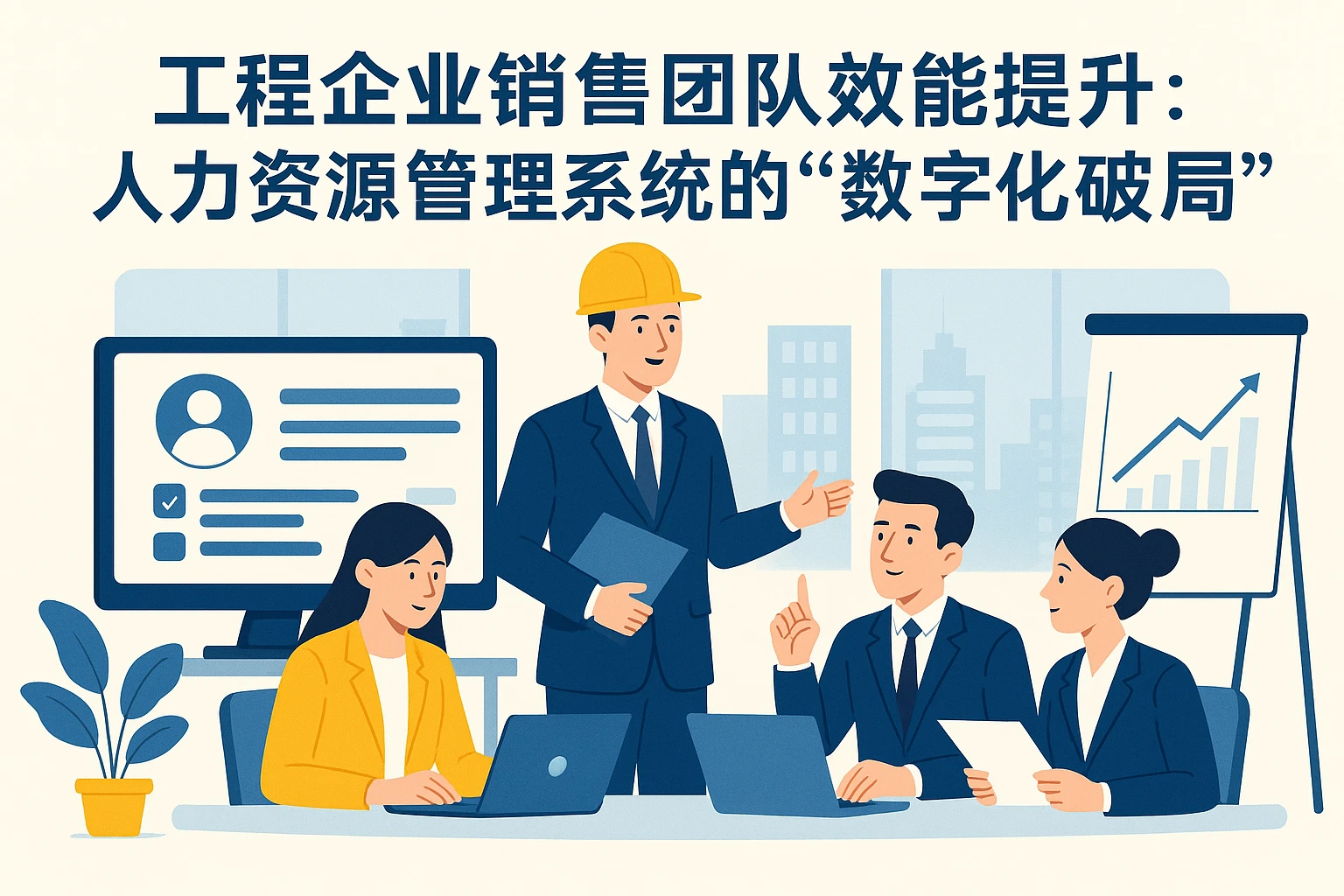工程企业销售团队效能提升：人力资源管理系统的“数字化破局”