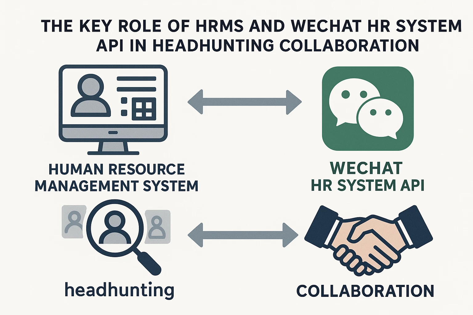 人力资源管理系统与微信人事系统API接口在猎头合作中的关键作用