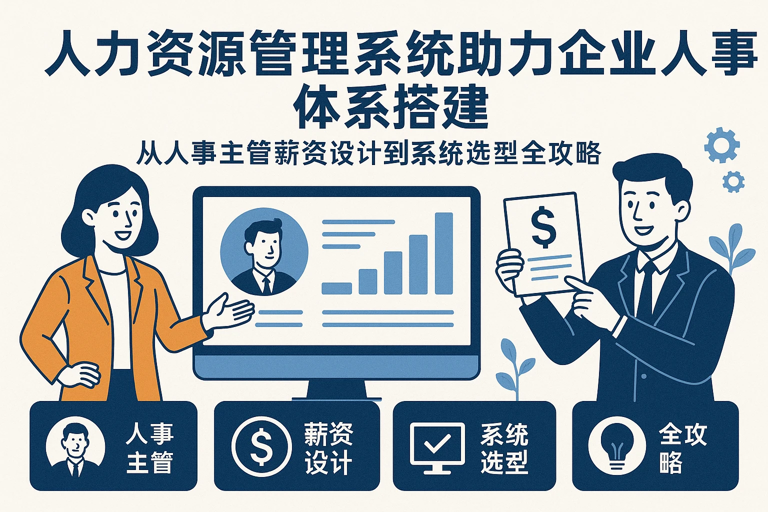 人力资源管理系统助力企业人事体系搭建：从人事主管薪资设计到系统选型全攻略