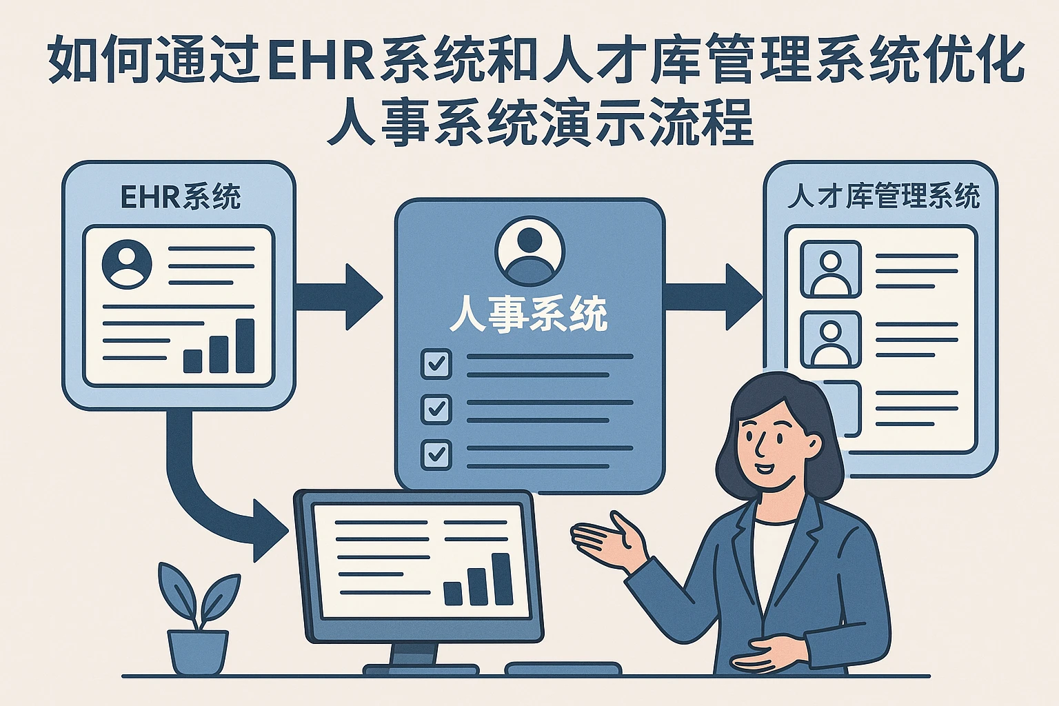 如何通过EHR系统和人才库管理系统优化人事系统演示流程