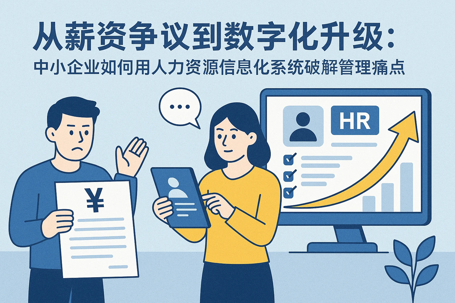 从薪资争议到数字化升级：中小企业如何用人力资源信息化系统破解管理痛点