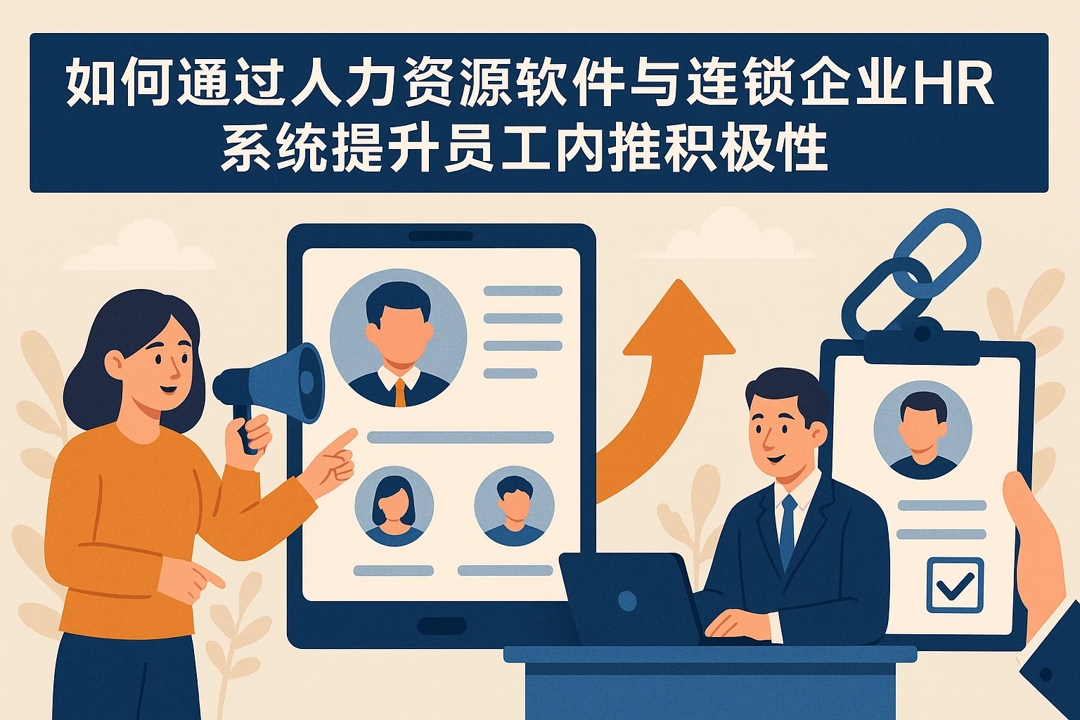 如何通过人力资源软件与连锁企业HR系统提升员工内推积极性