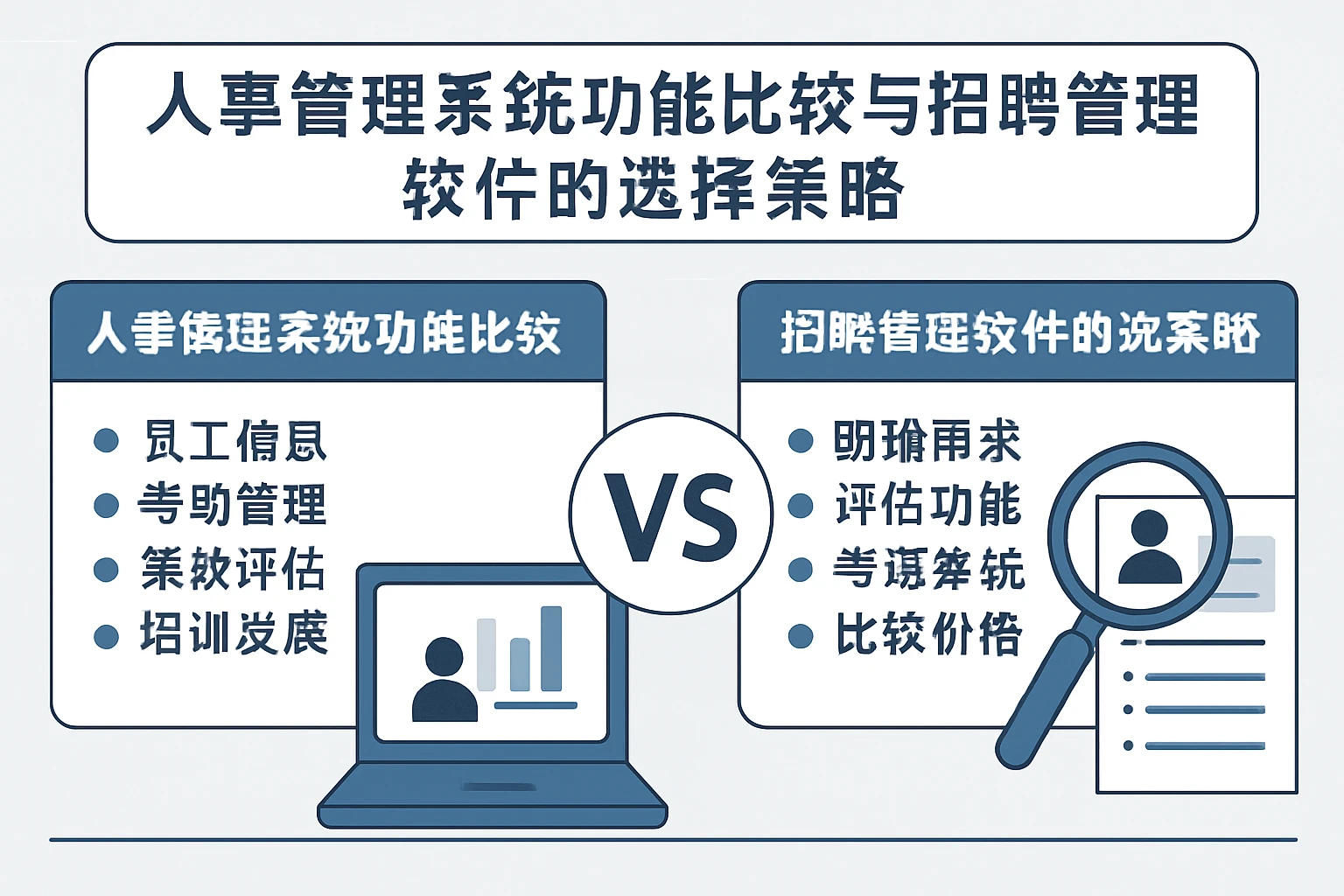 人事管理系统功能比较与招聘管理软件的选择策略