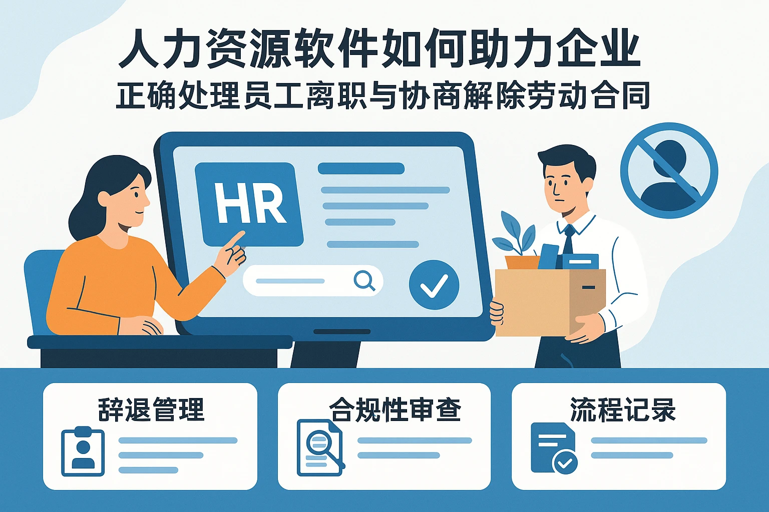 人力资源软件如何助力企业正确处理员工离职与协商解除劳动合同