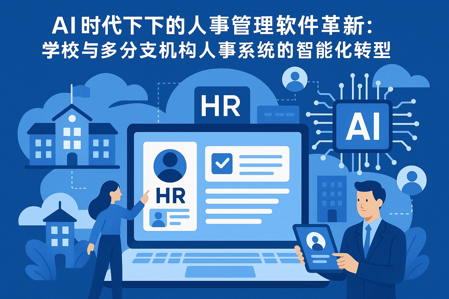 AI时代下的人事管理软件革新：学校与多分支机构人事系统的智能化转型