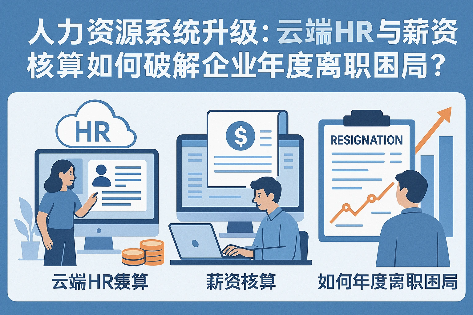 人力资源系统升级:云端HR与薪资核算如何破解企业年度离职困局?