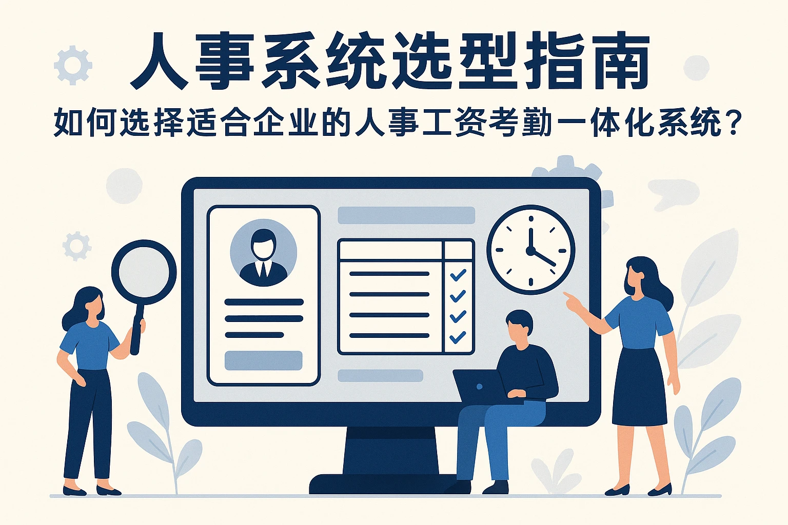 人事系统选型指南:如何选择适合企业的人事工资考勤一体化系统?