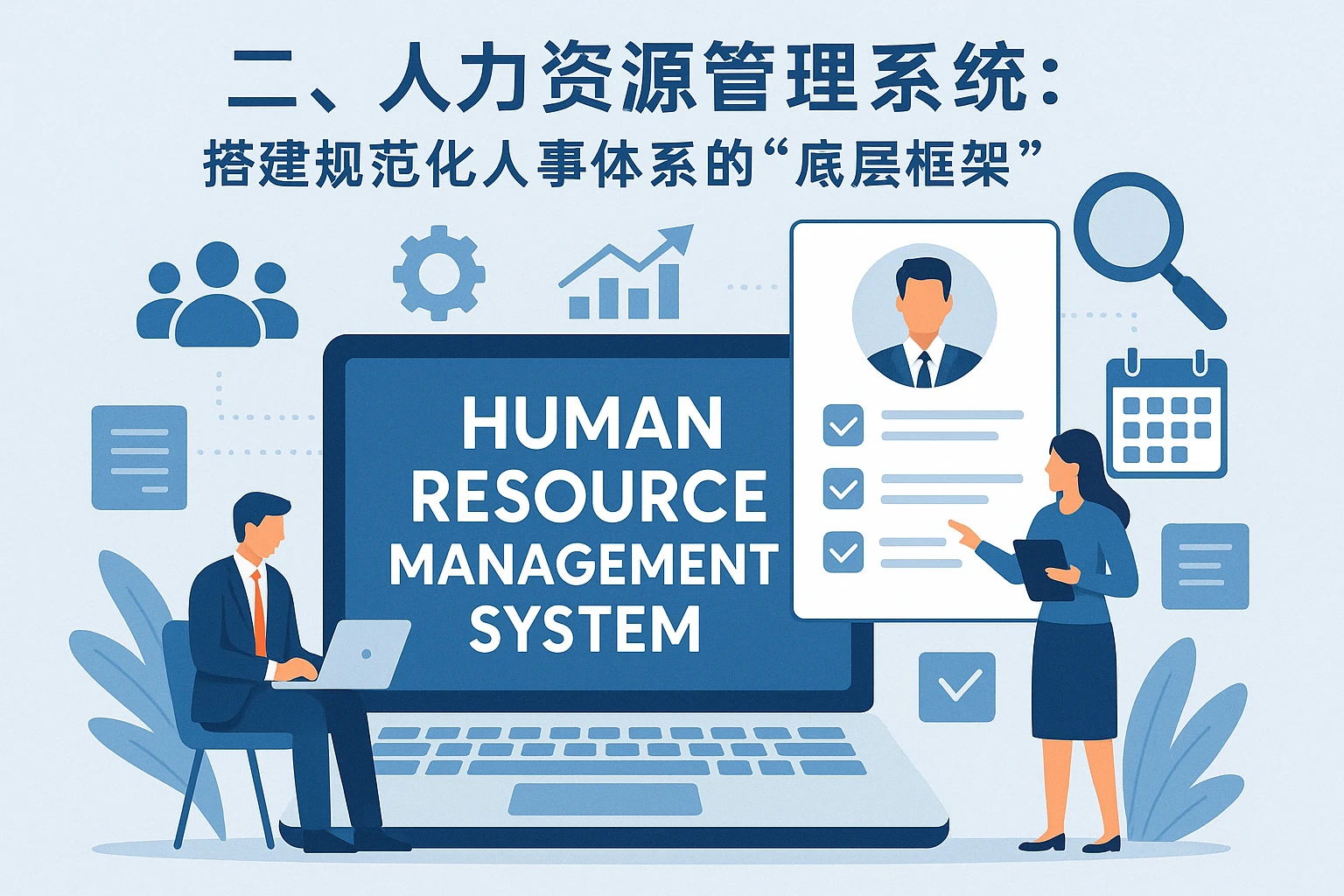 二、人力资源管理系统：搭建规范化人事体系的“底层框架”