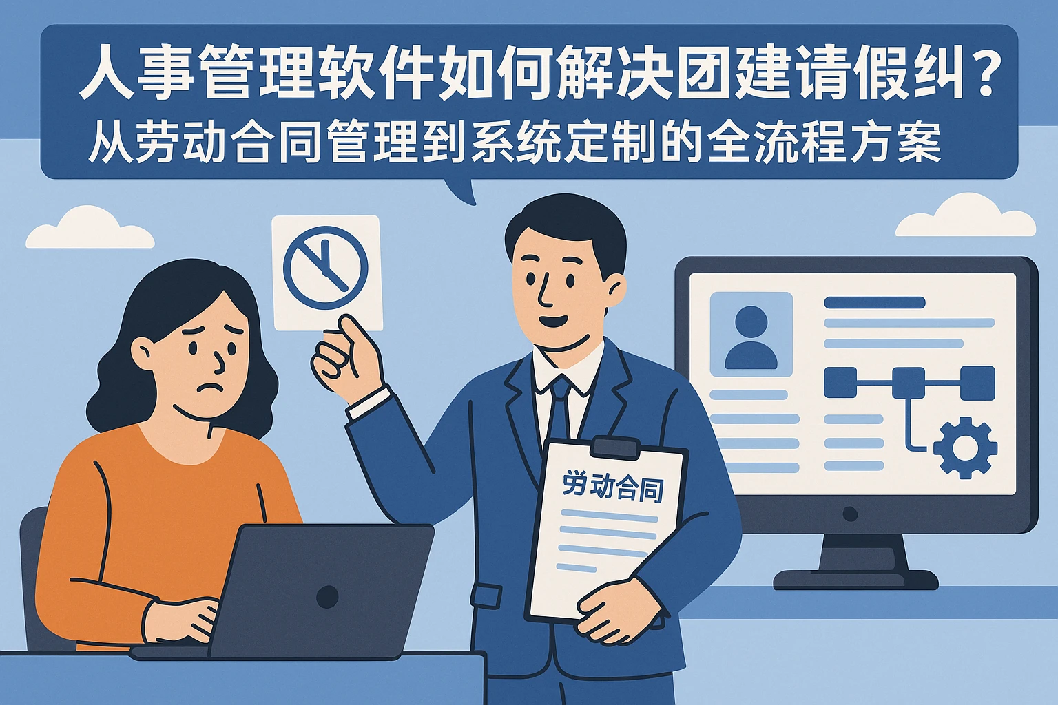 人事管理软件如何解决团建请假纠纷？从劳动合同管理到系统定制的全流程方案