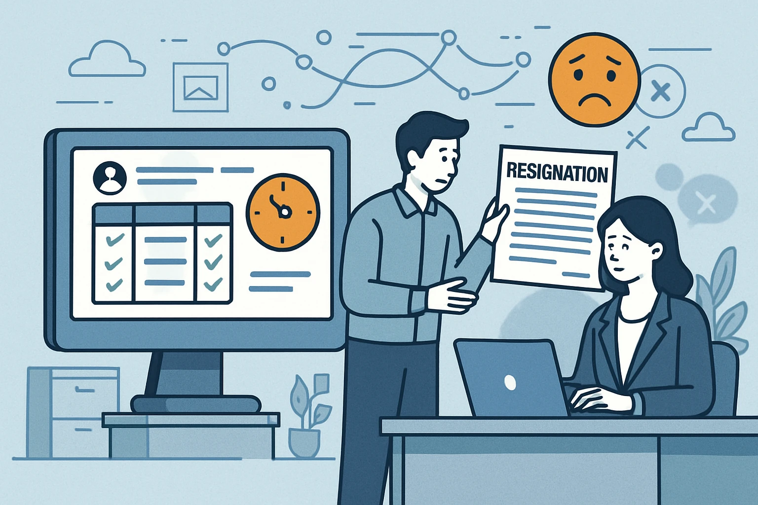 考勤系统在复杂离职场景中的智能化处理