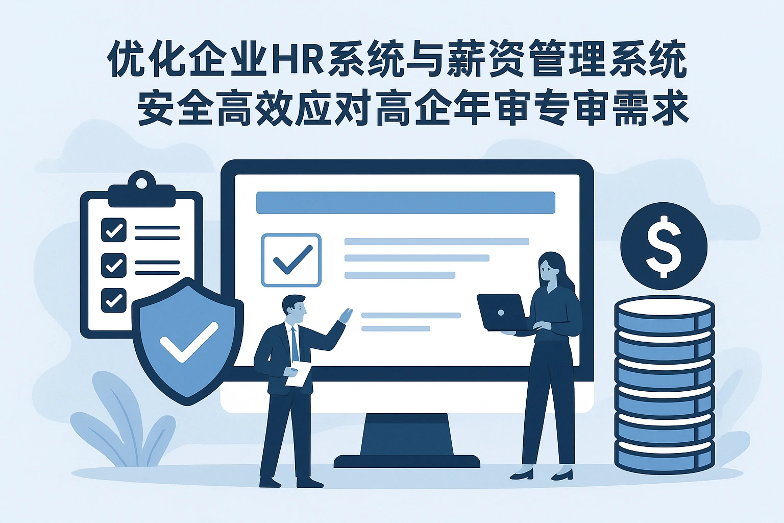 优化企业HR系统与薪资管理系统，安全高效应对高企年审专审需求