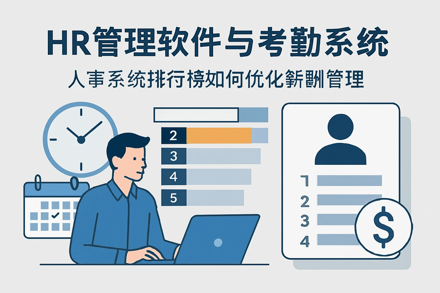 HR管理软件与考勤系统：人事系统排行榜如何优化薪酬管理