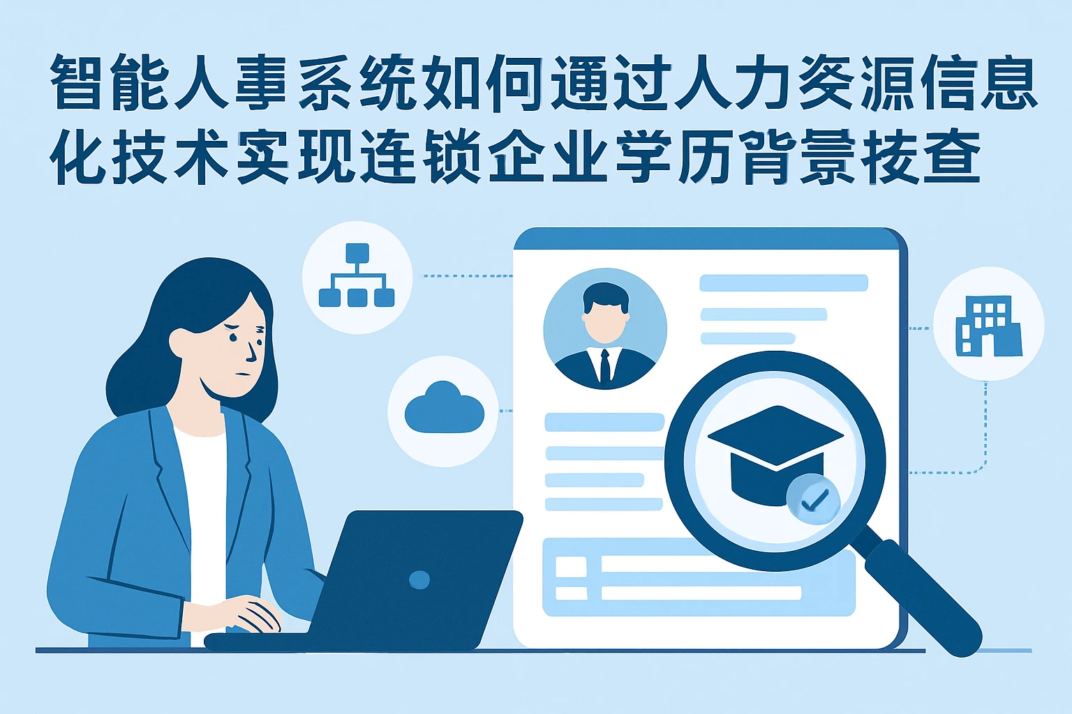 智能人事系统如何通过人力资源信息化技术实现连锁企业学历背景核查
