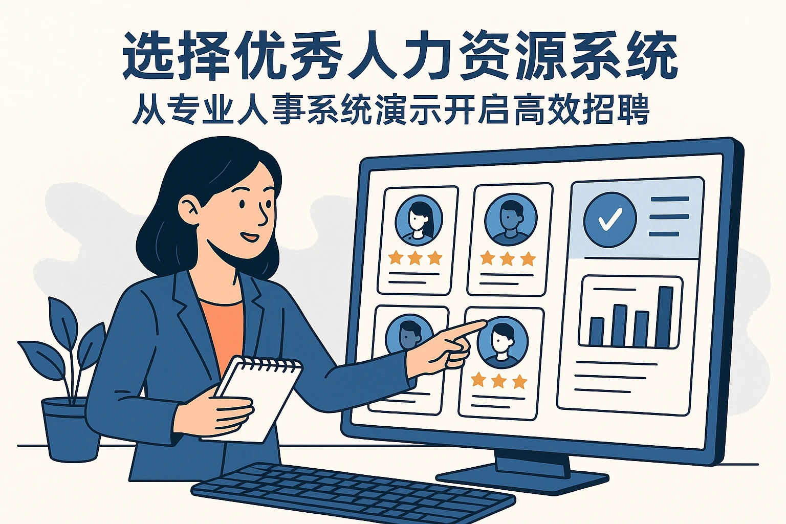 选择优秀人力资源系统 从专业人事系统演示开启高效招聘