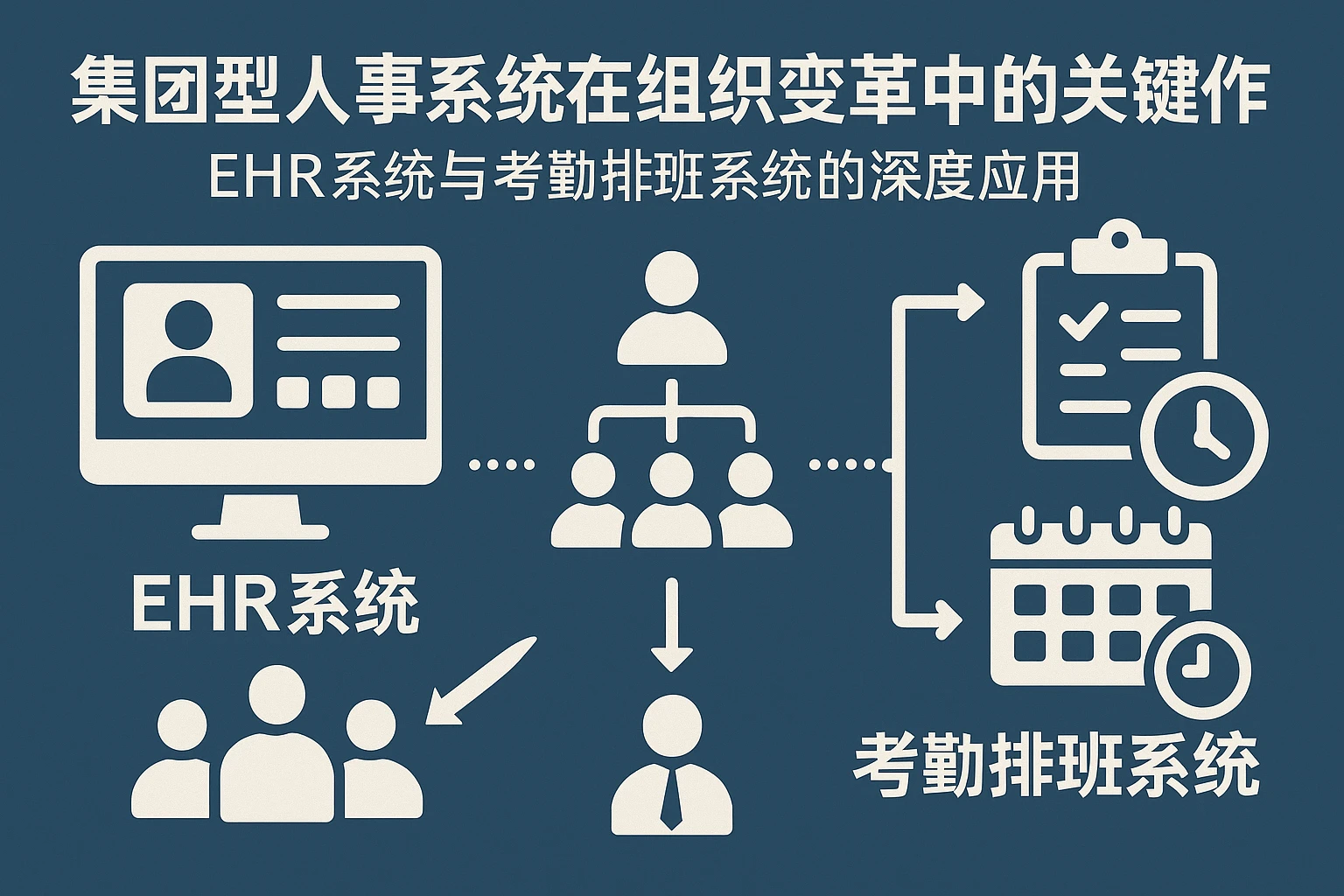 集团型人事系统在组织变革中的关键作用:EHR系统与考勤排班系统的深度应用