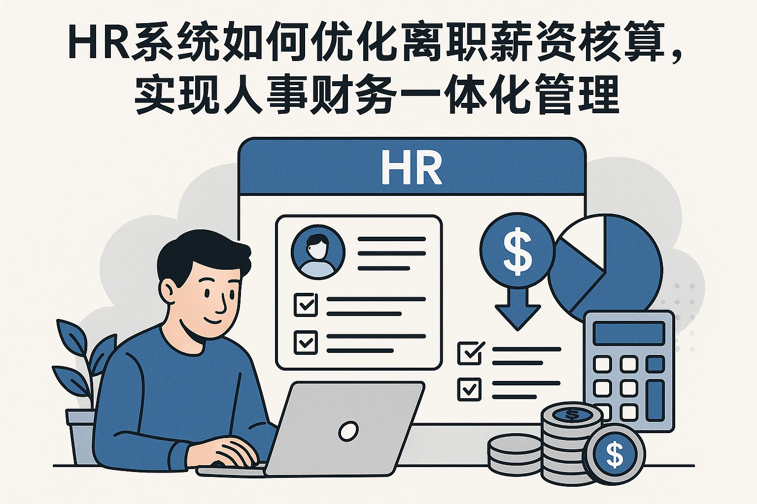 HR系统如何优化离职薪资核算,实现人事财务一体化管理