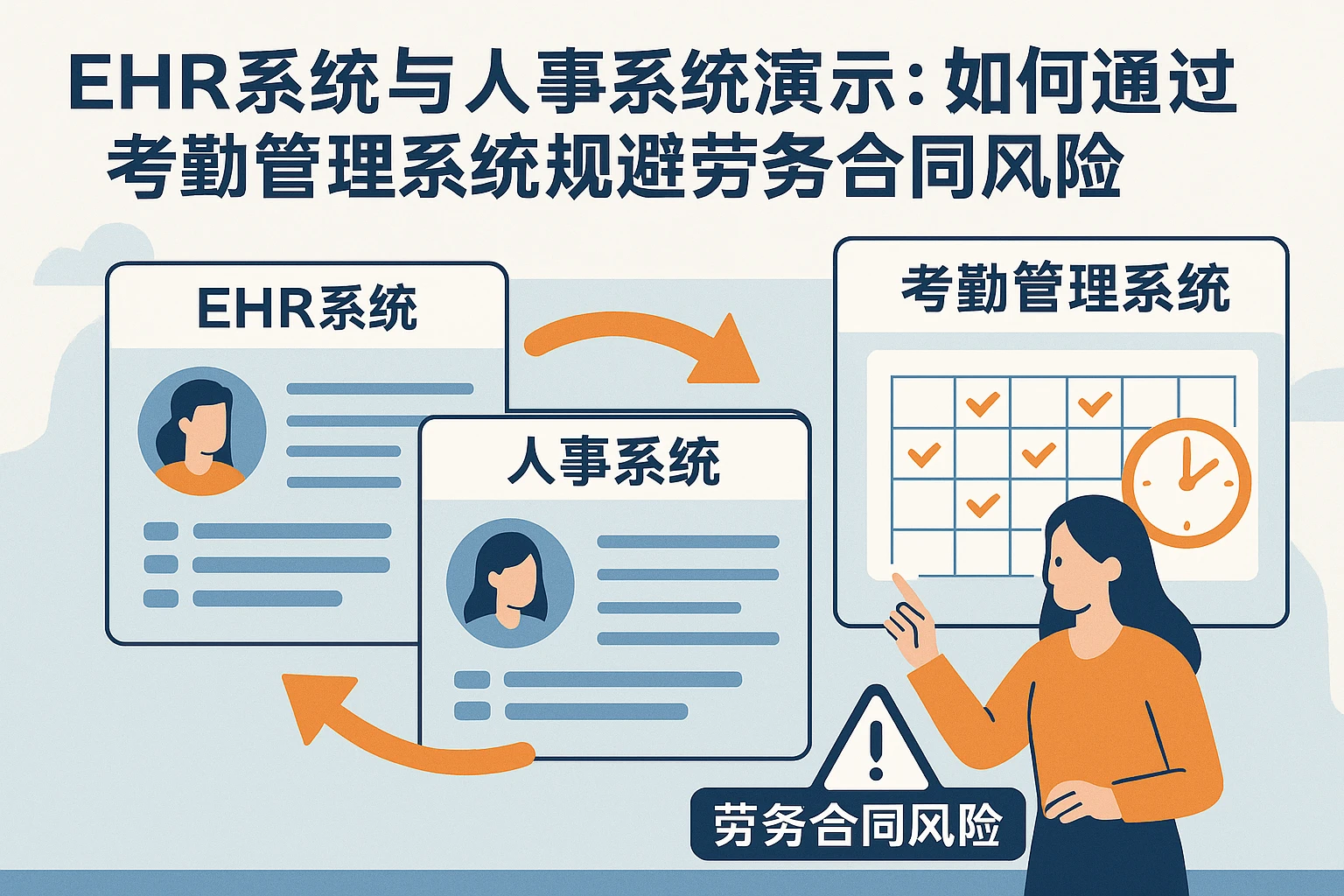 ehr系统与人事系统演示：如何通过考勤管理系统规避劳务合同风险