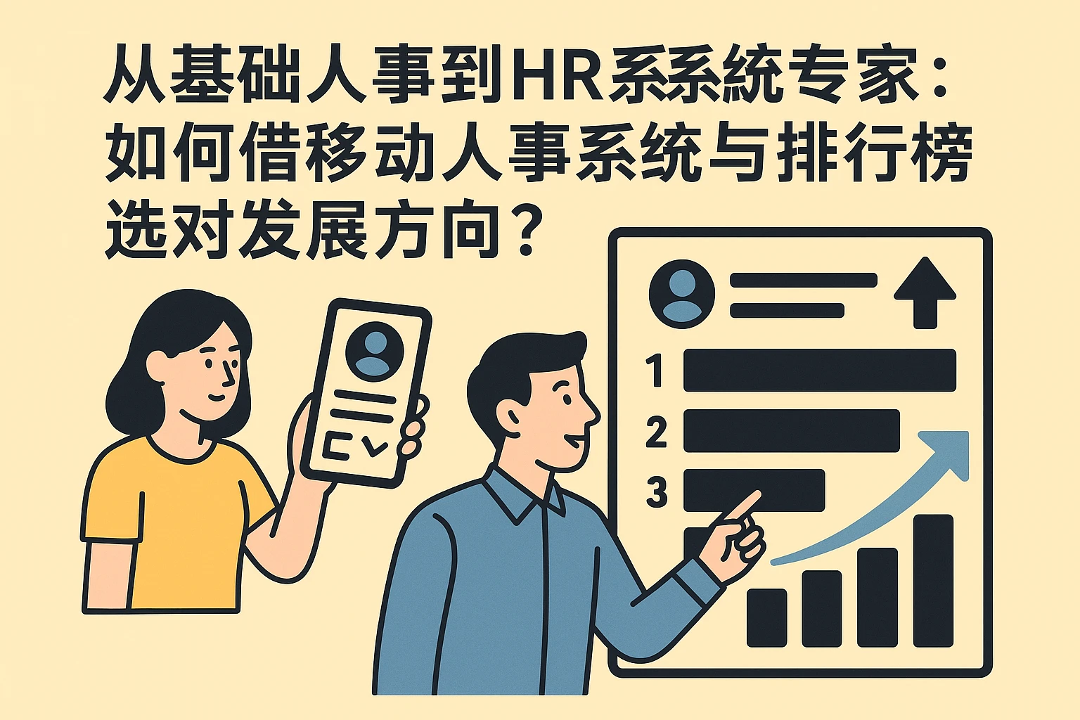 从基础人事到HR系统专家:如何借移动人事系统与排行榜选对发展方向?