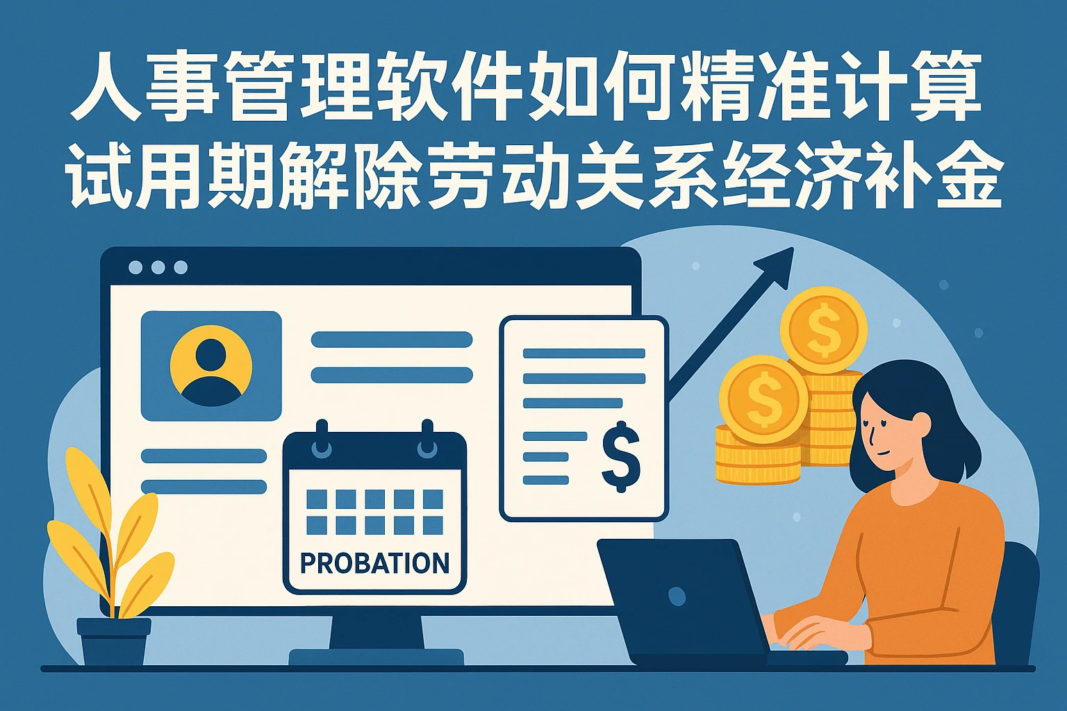 人事管理软件如何精准计算试用期解除劳动关系的经济补偿金