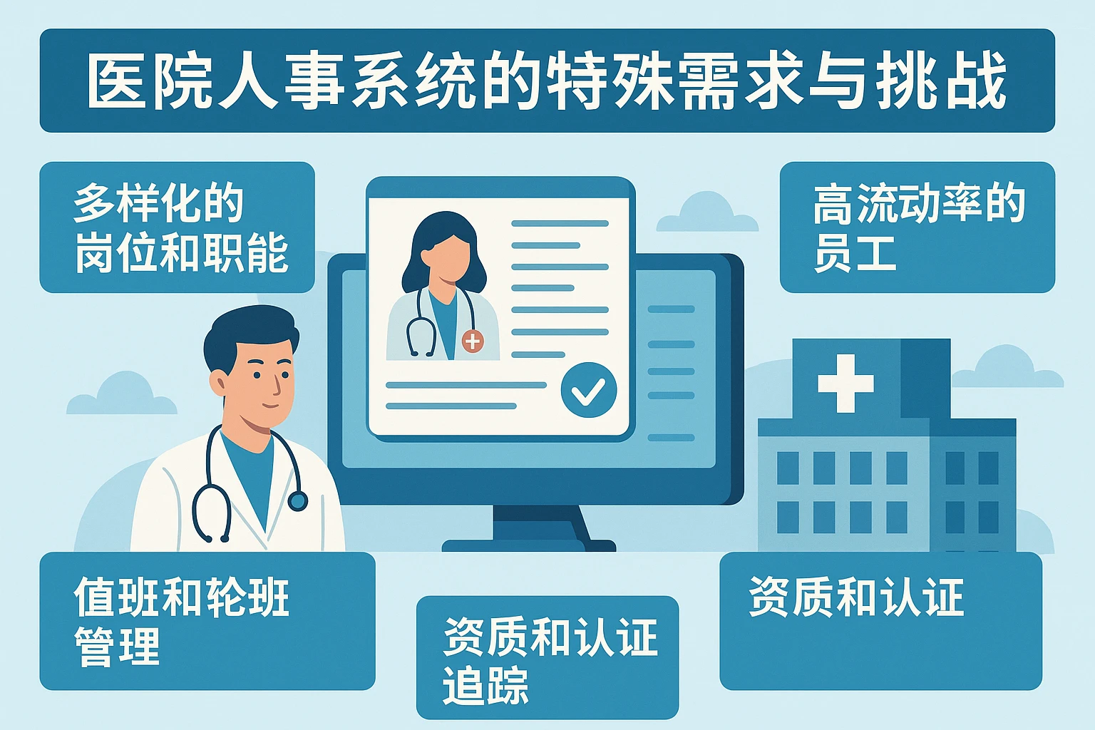 医院人事系统的特殊需求与挑战