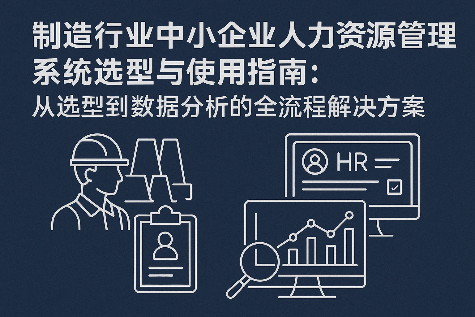 制造行业中小企业人力资源管理系统选型与使用指南：从选型到数据分析的全流程解决方案