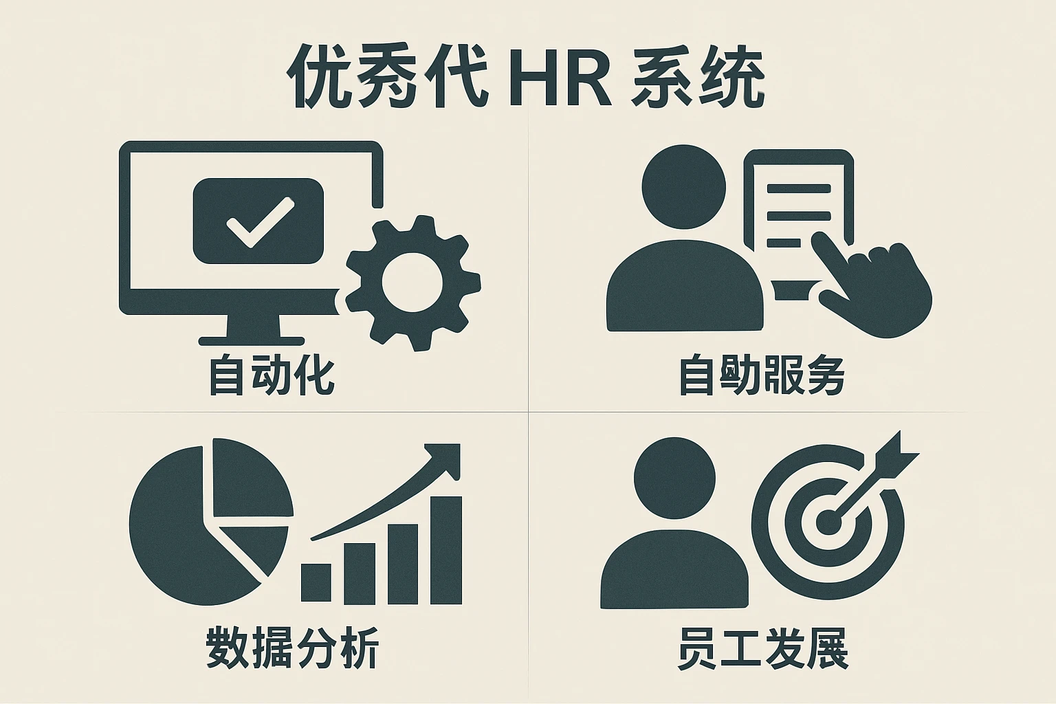 现代HR系统的优势特性