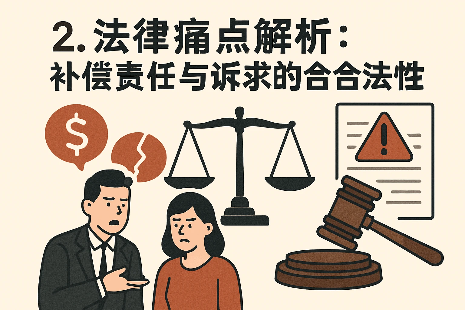 2. 法律痛点解析：补偿责任与诉求的合法性