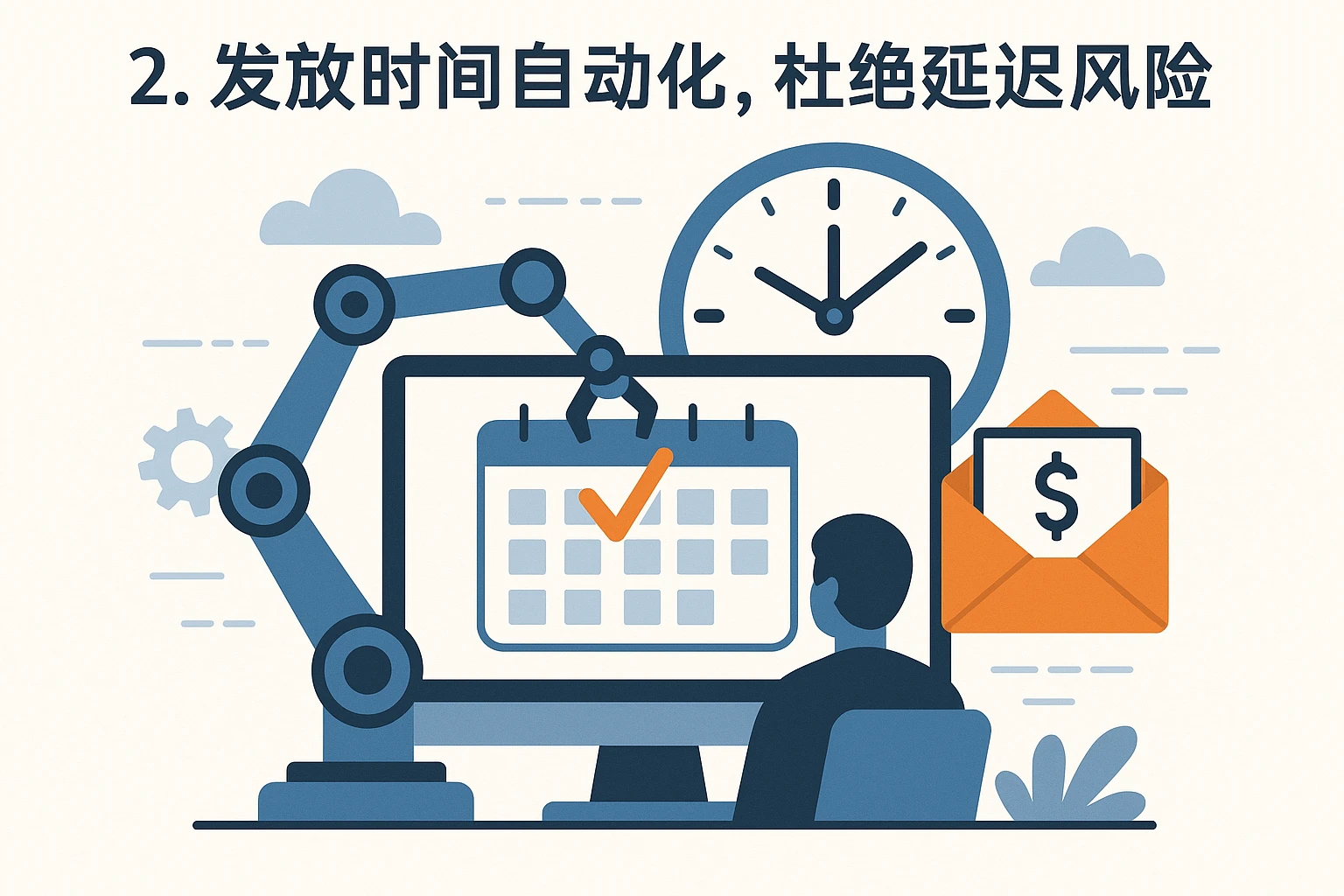 2. 发放时间自动化,杜绝延迟风险