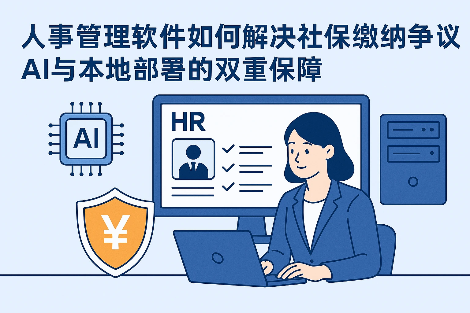 人事管理软件如何解决社保缴纳争议？AI与本地部署的双重保障