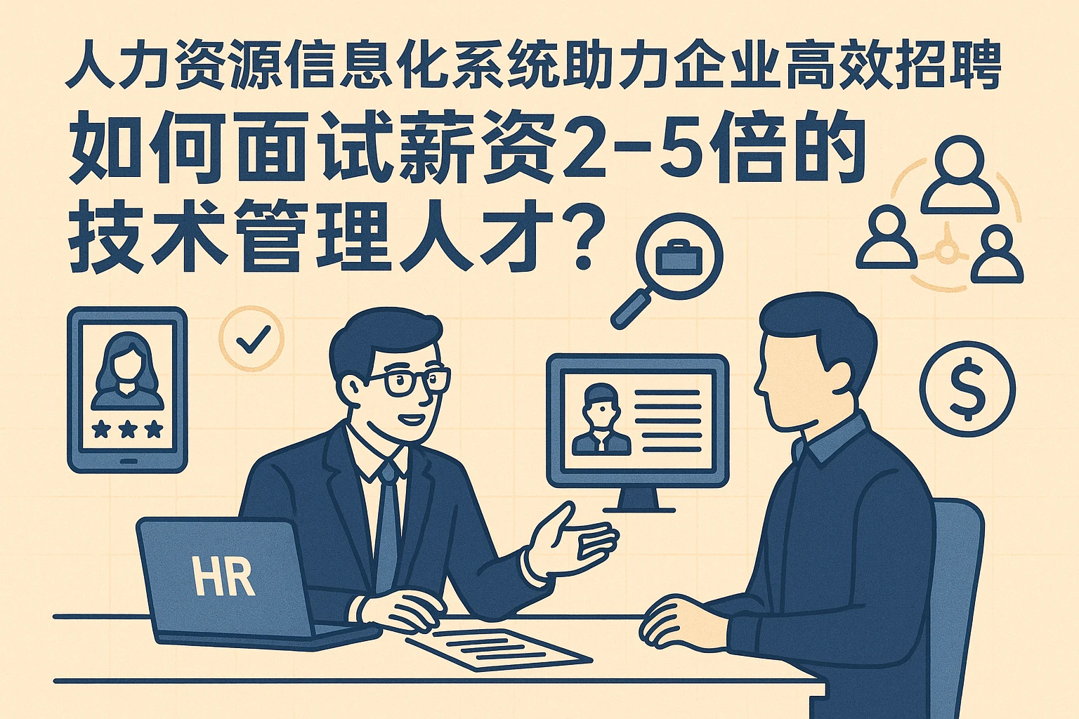 人力资源信息化系统助力企业高效招聘:如何面试薪资2-5倍的技术管理人才?