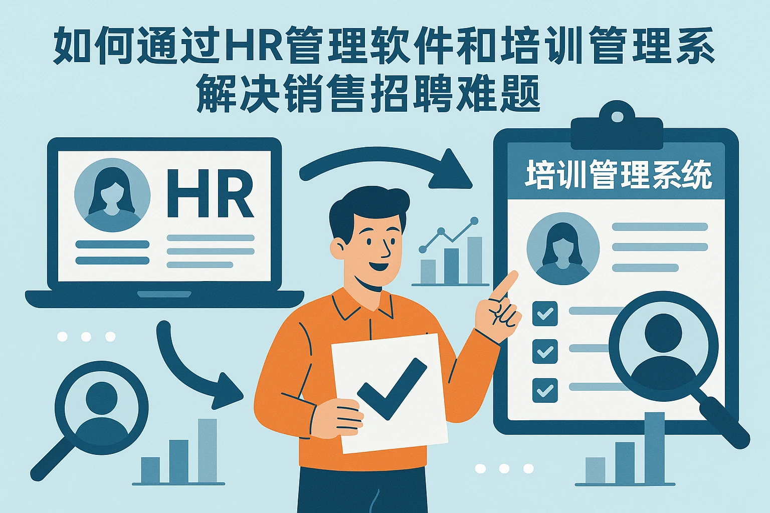 如何通过HR管理软件和培训管理系统解决销售招聘难题