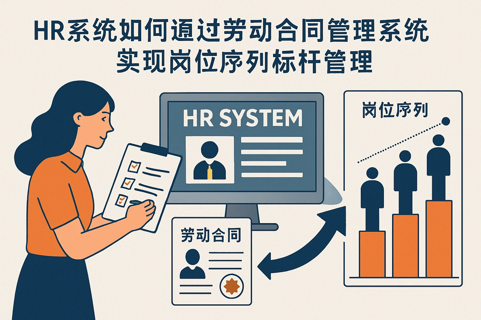 HR系统如何通过劳动合同管理系统实现岗位序列标杆管理
