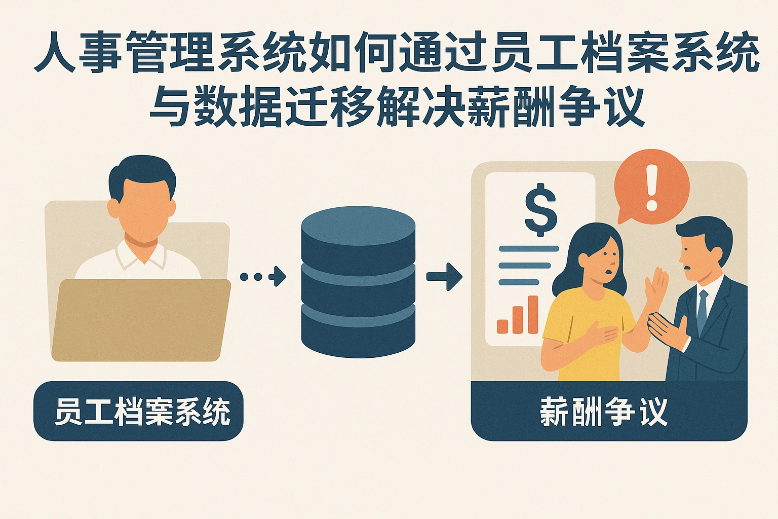 人事管理系统如何通过员工档案系统与数据迁移解决薪酬争议