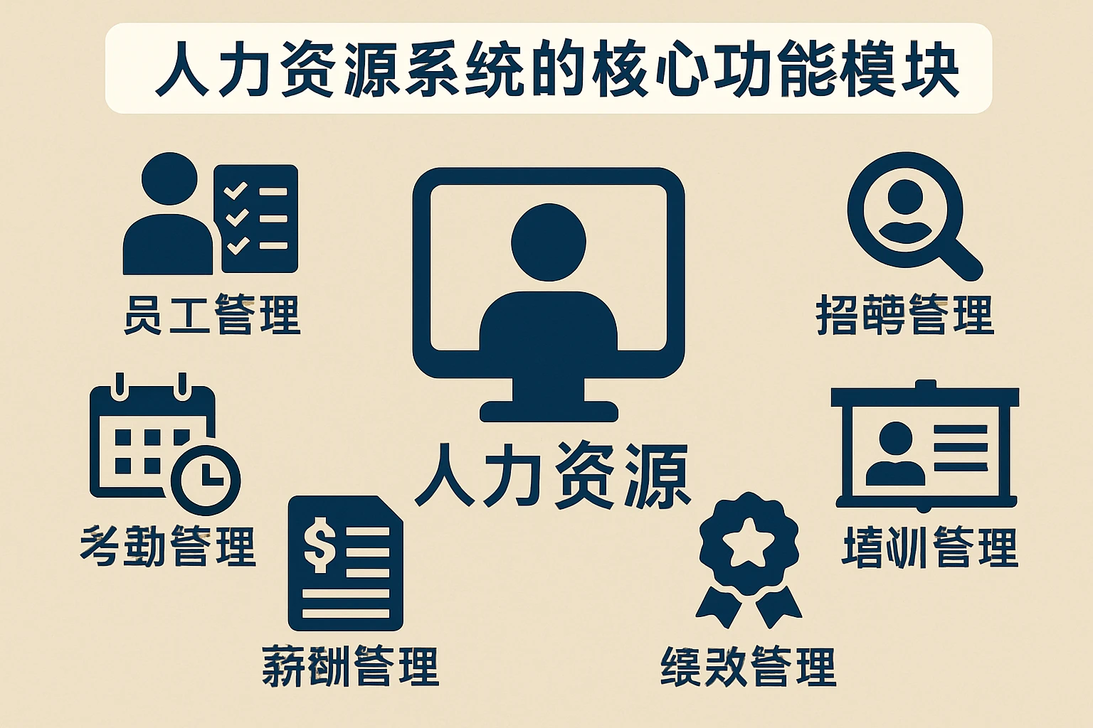 人力资源系统的核心功能模块