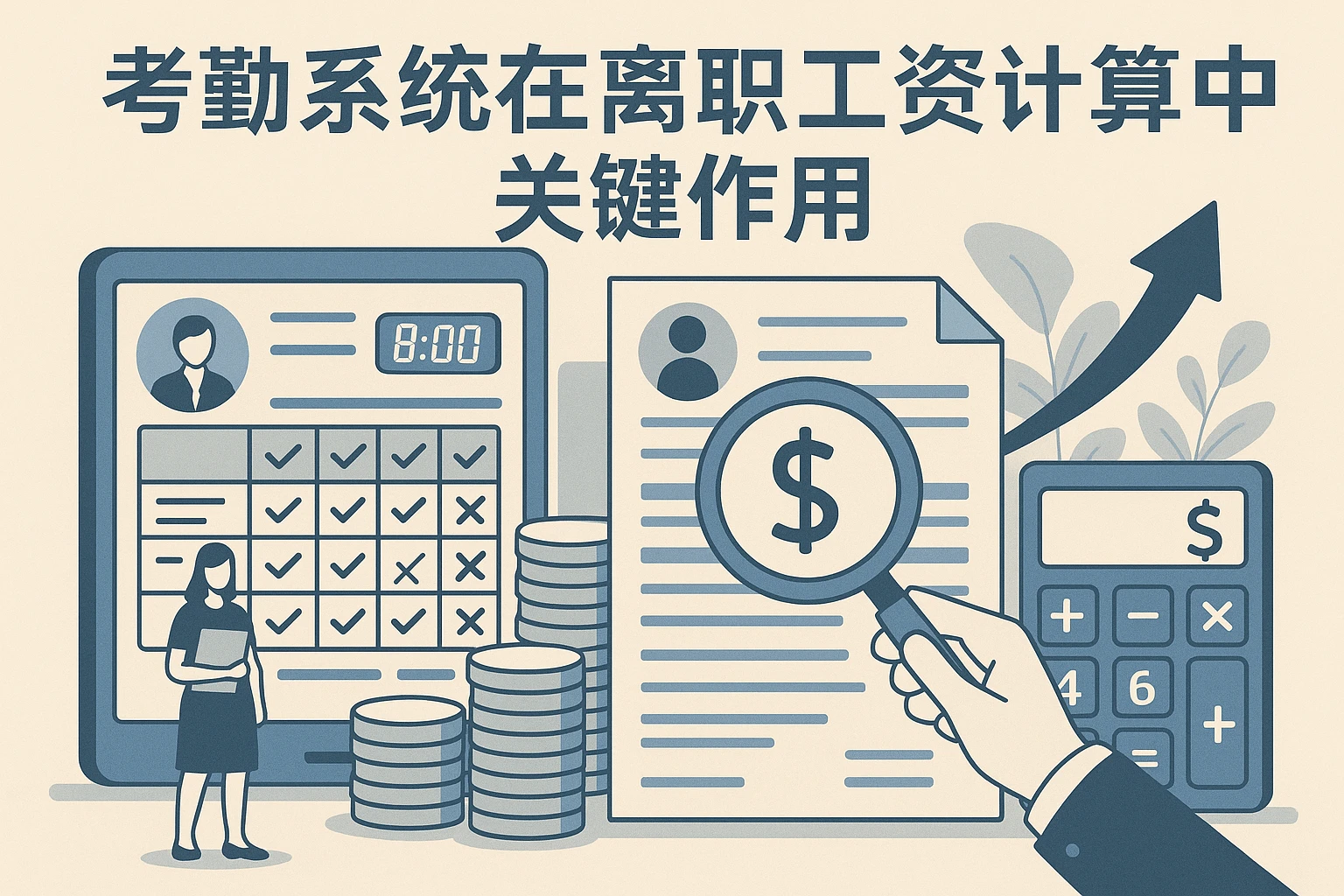 考勤系统在离职工资计算中的关键作用