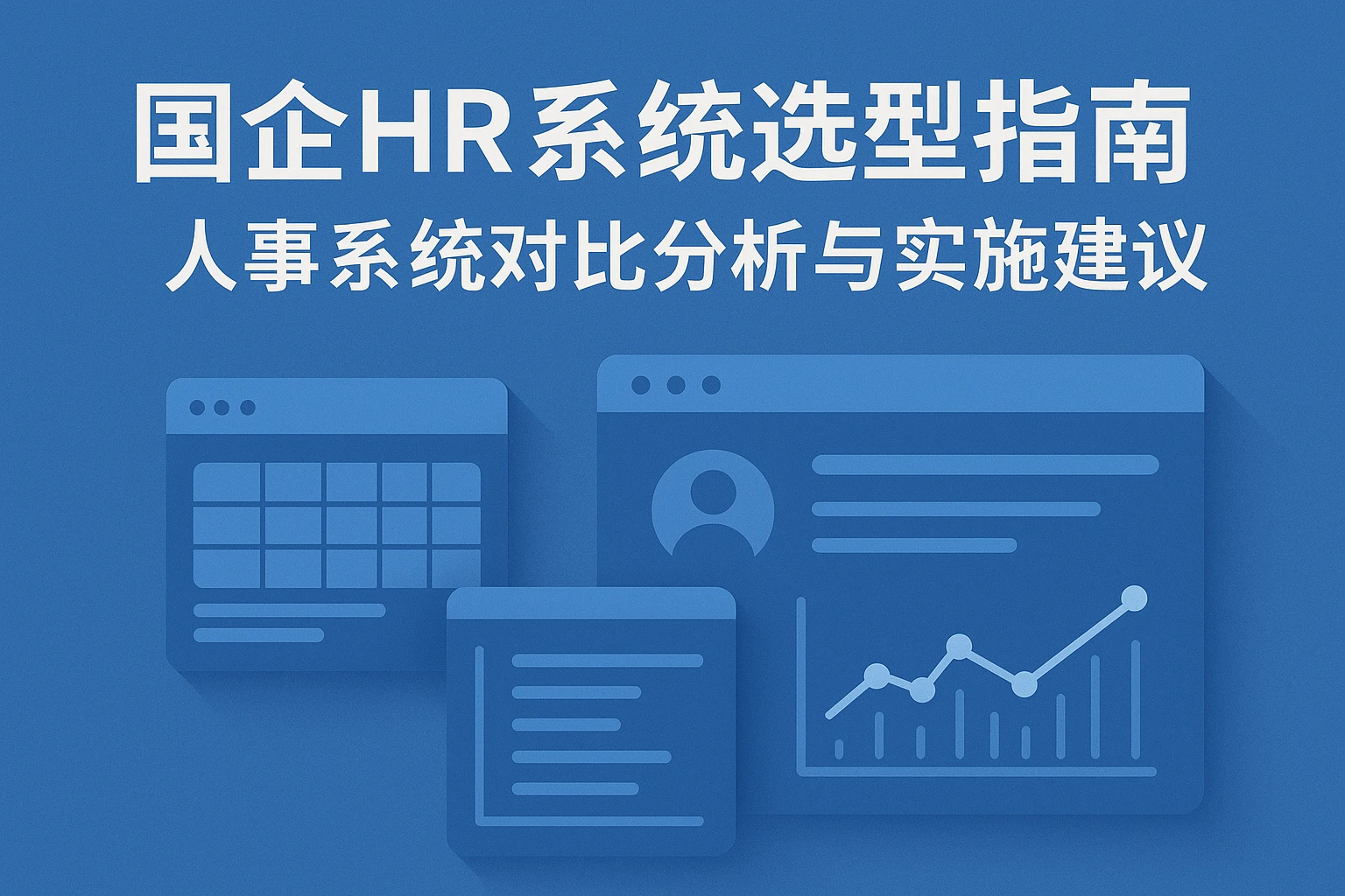 国企HR系统选型指南:人事系统对比分析与实施建议